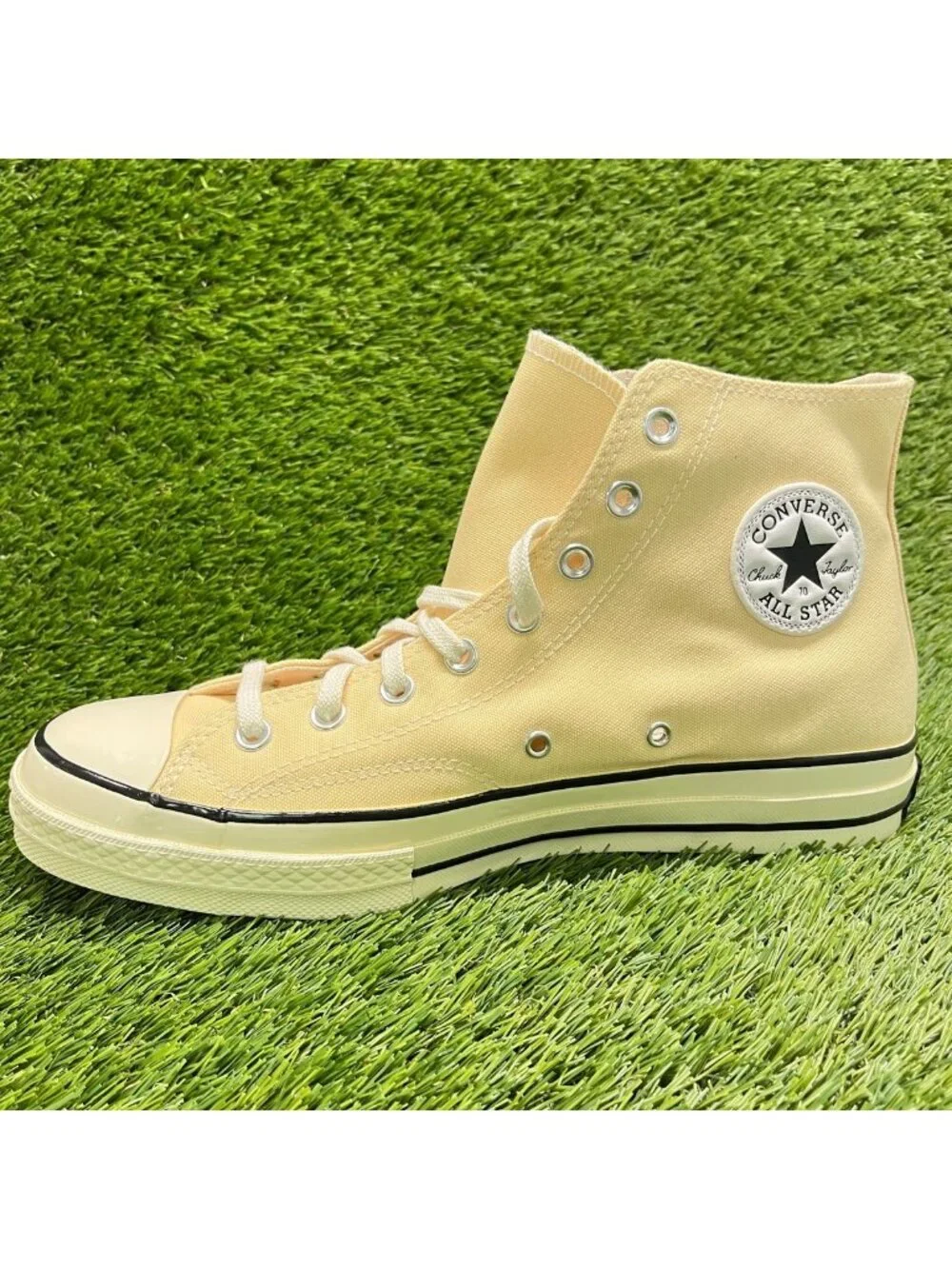 Converse Chuck Taylor All Star 70 Hi Mens Size 10 Grey Lemon Shoes Sneakers
